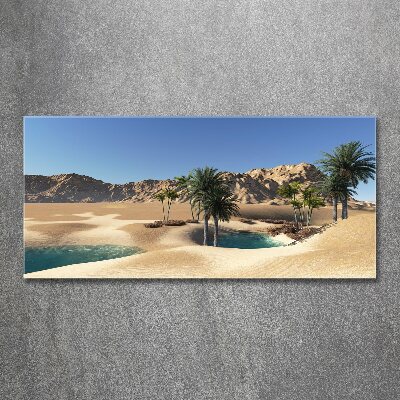 Acrylglas-Druck Oase