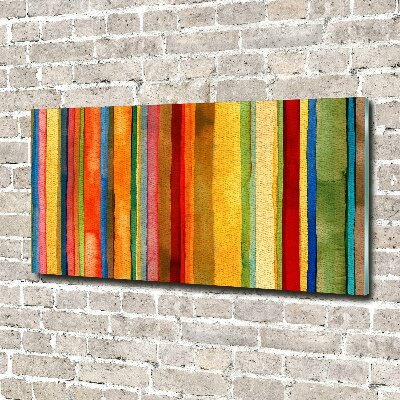 Acrylbild Fotodruck Bunte Streifen