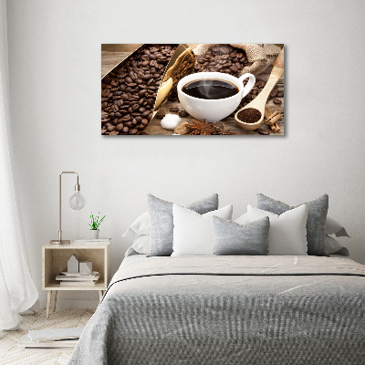 Foto auf Acryl Eine Tasse Kaffee