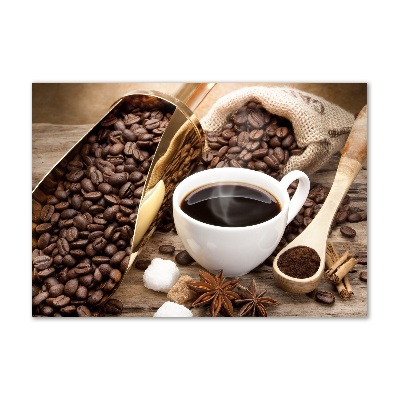 Foto auf Acryl Eine Tasse Kaffee