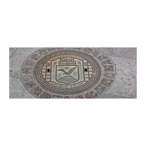 Acrylbild Fotodruck Sopot-Brunnen