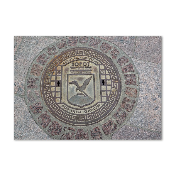 Acrylbild Fotodruck Sopot-Brunnen