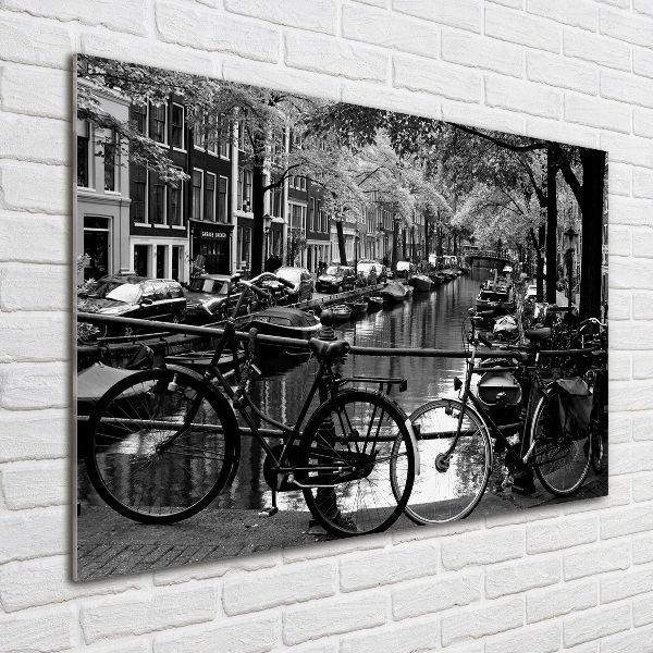 Acrylglas-Druck Amsterdam Bikes