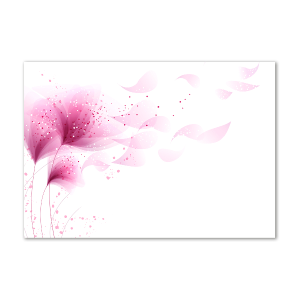 Acrylbild Fotodruck Rosa Blume
