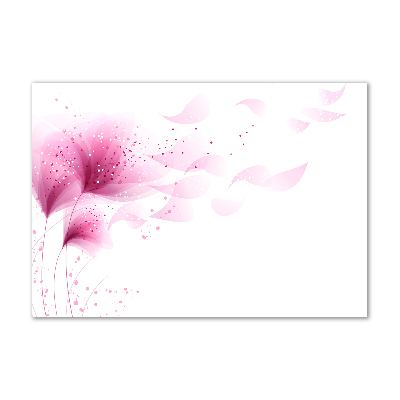Acrylbild Fotodruck Rosa Blume