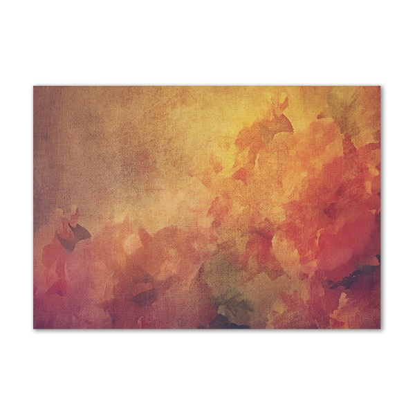 Acrylbild Fotodruck Blumen