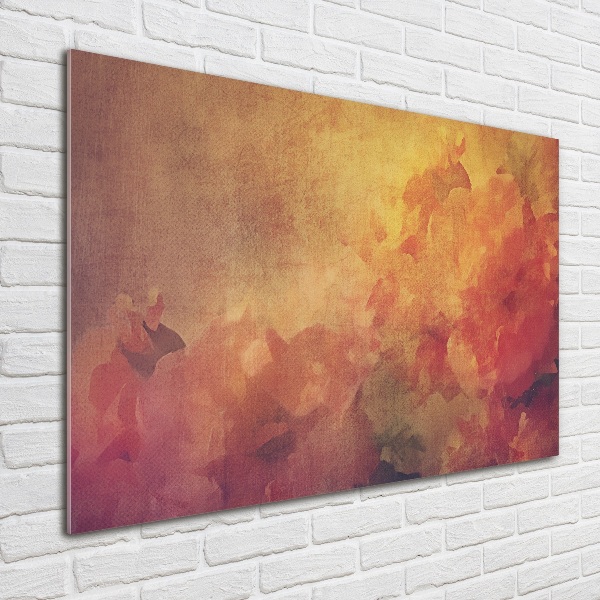 Acrylbild Fotodruck Blumen