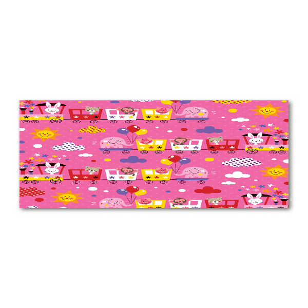 Bild auf Acrylglas Tiere im Zug