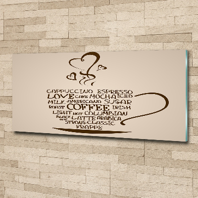 Bild auf Acrylglas Eine Tasse Kaffee