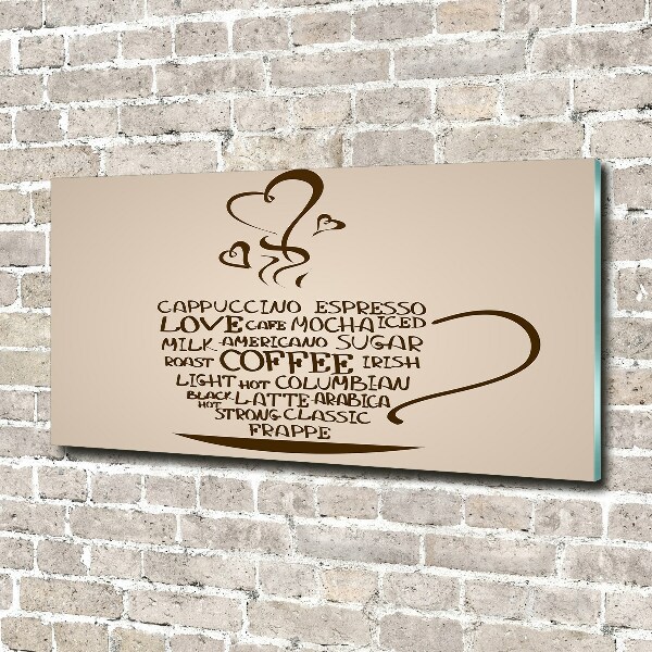 Bild auf Acrylglas Eine Tasse Kaffee