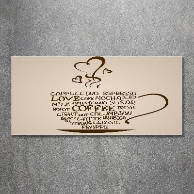 Bild auf Acrylglas Eine Tasse Kaffee