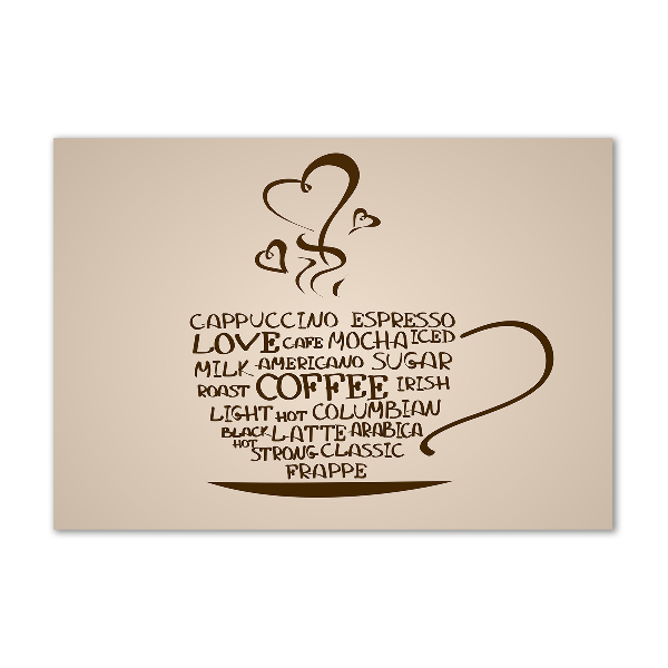 Bild auf Acrylglas Eine Tasse Kaffee