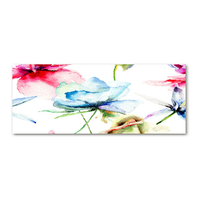 Acrylglas-Druck Mohnblumen