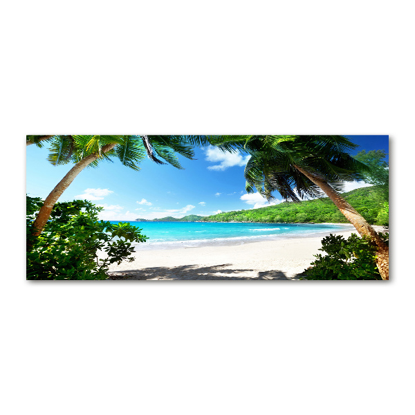 Acrylbild Fotodruck Strand der Seychellen