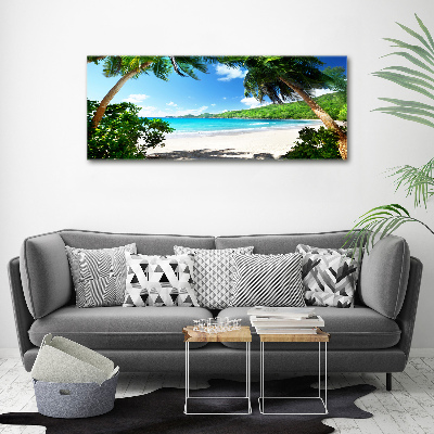 Acrylbild Fotodruck Strand der Seychellen