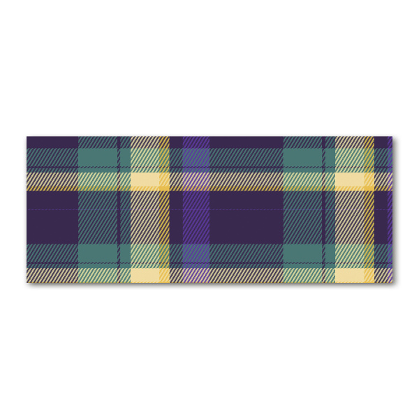 Acrylbild Fotodruck karierte Textur