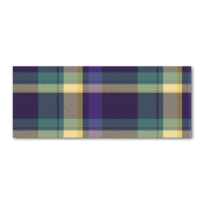 Acrylbild Fotodruck karierte Textur