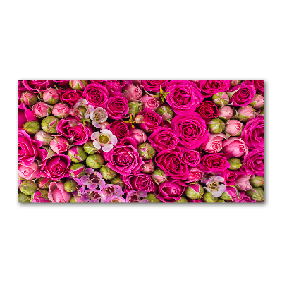 Acrylbild Fotodruck Rosen