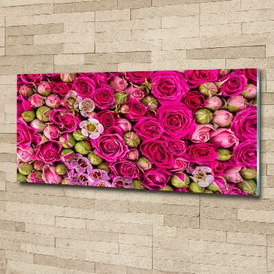 Acrylbild Fotodruck Rosen