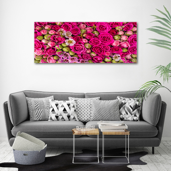 Acrylbild Fotodruck Rosen