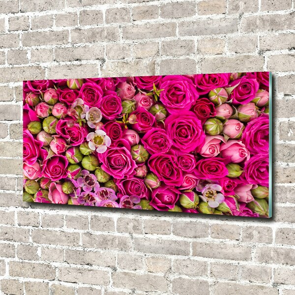 Acrylbild Fotodruck Rosen