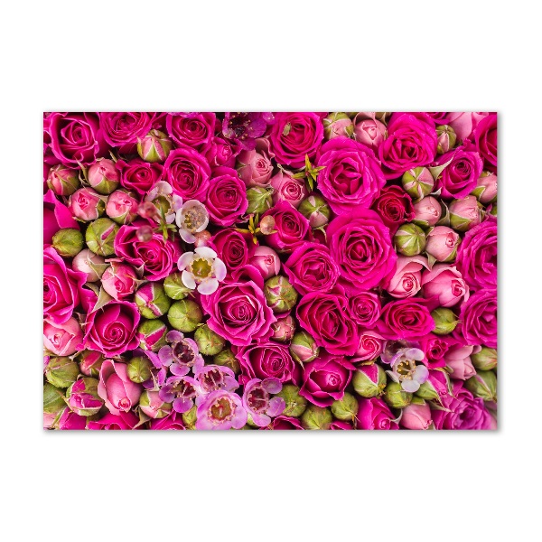 Acrylbild Fotodruck Rosen