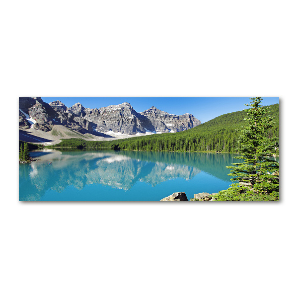 Acrylglas-Druck See in den Bergen