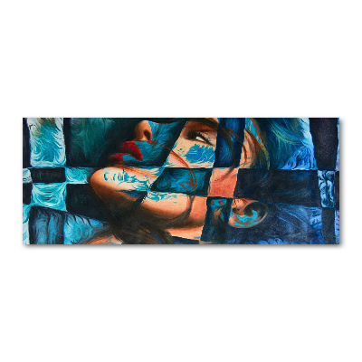 Acrylbild Fotodruck Abstrakte Frau