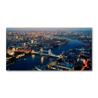 Acrylbild Fotodruck London aus der Vogelperspektive