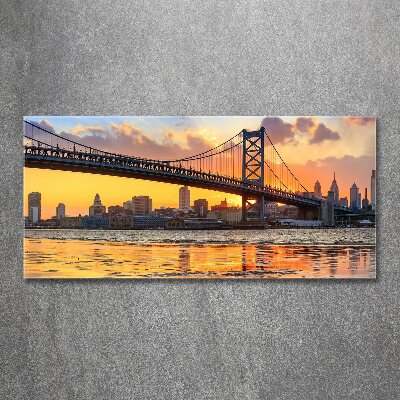 Foto auf Acryl Philadelphia-Brücke