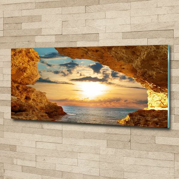 Bild auf Acrylglas Grotte am Meer