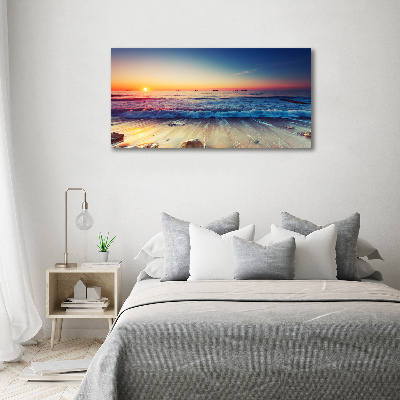 Acrylbild Fotodruck Sonnenaufgang am Meer