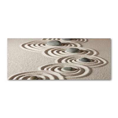 Bild auf Acrylglas Zen-Steine ​​Sand