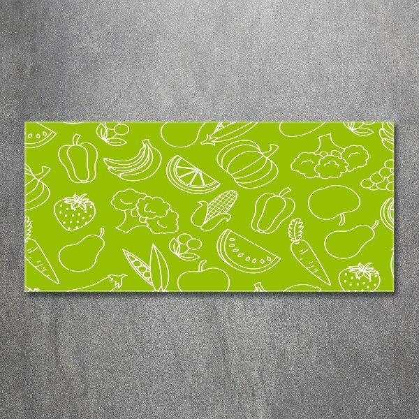 Acrylglas-Druck Obst und Gemüse