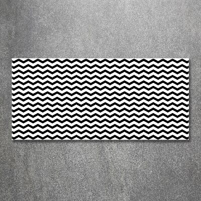 Foto auf Acryl Zickzacklinien