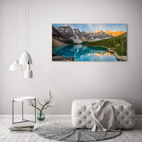 Foto auf Acryl See in den Bergen