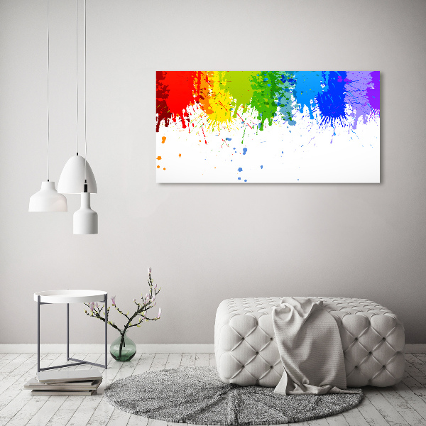 Acrylglas-Druck Regenbogenflecken