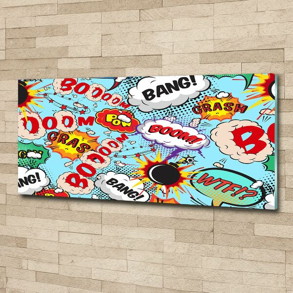 Acrylbild Fotodruck Comics