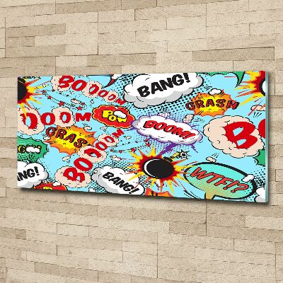 Acrylbild Fotodruck Comics