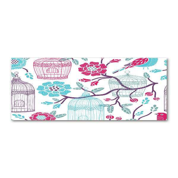 Acrylbild Fotodruck Vogelkäfige