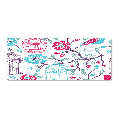 Acrylbild Fotodruck Vogelkäfige