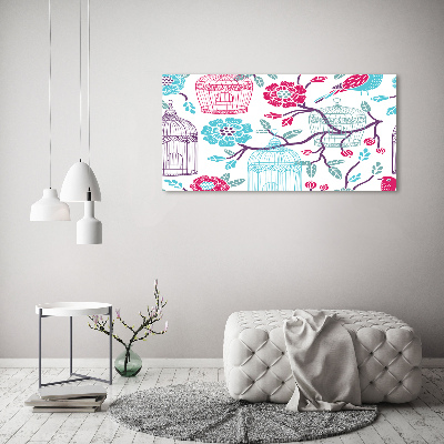 Acrylbild Fotodruck Vogelkäfige