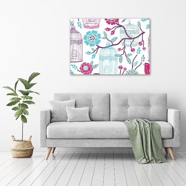 Acrylbild Fotodruck Vogelkäfige