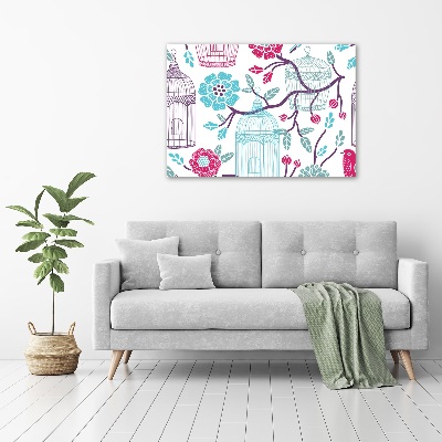 Acrylbild Fotodruck Vogelkäfige