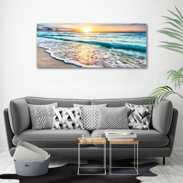 Acrylglas-Druck Sunset Beach