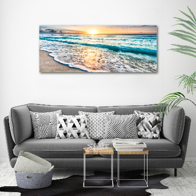 Acrylglas-Druck Sunset Beach