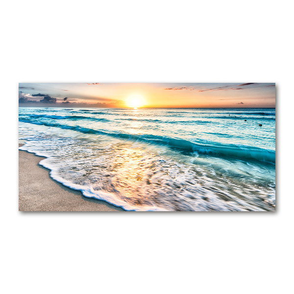 Acrylglas-Druck Sunset Beach