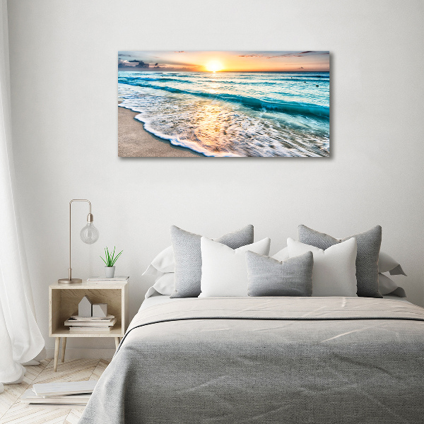 Acrylglas-Druck Sunset Beach