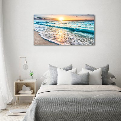 Acrylglas-Druck Sunset Beach