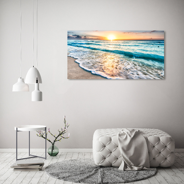Acrylglas-Druck Sunset Beach